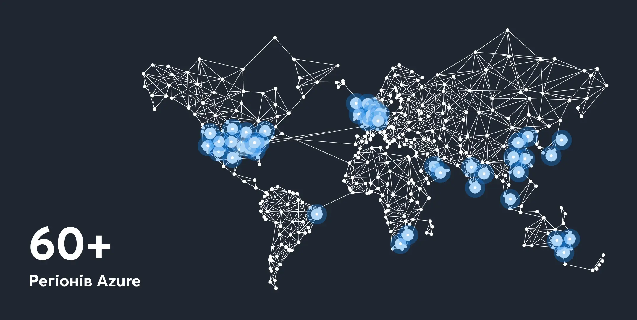 60+ регіонів Azure